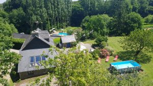 Aerial view of Le Notre & Mill